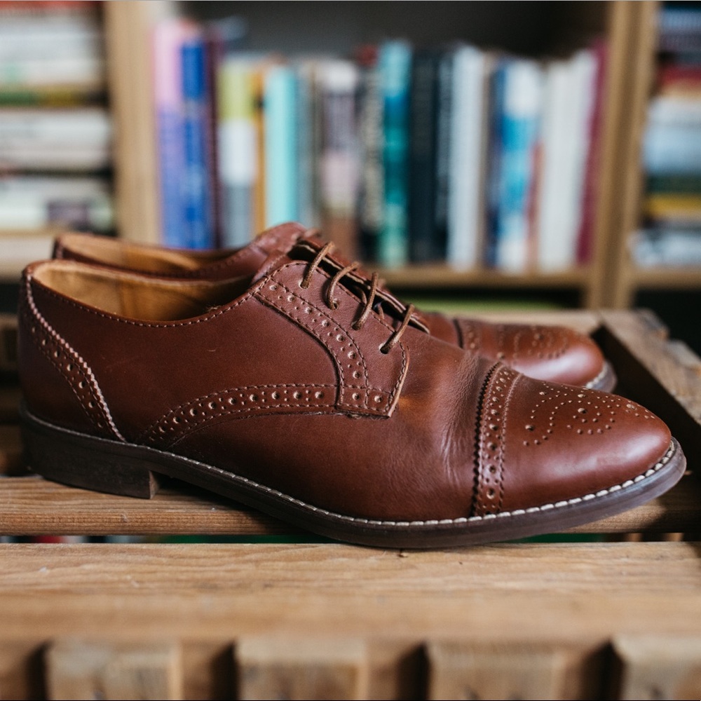 Madewell Juliette oxfords brown leather size 7.5